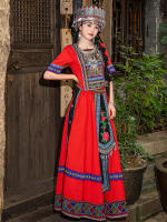 Ethnic minority costumes: Miao, Guangxi Zhuang, Yao and Yi performance costumes, Tujia travel photography and portrait costumes thumbnail 6
