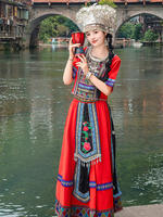 Ethnic minority costumes: Miao, Guangxi Zhuang, Yao and Yi performance costumes, Tujia travel photography and portrait costumes thumbnail 3