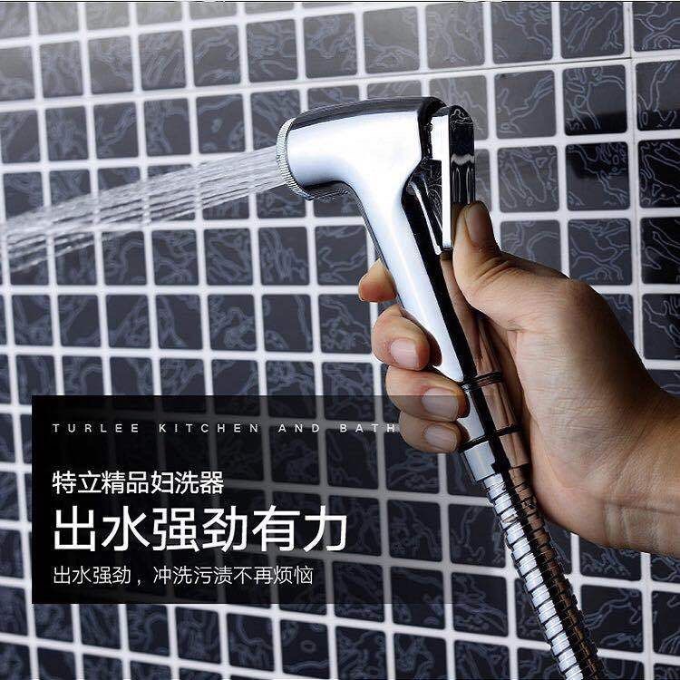 马桶冲洗喷枪水龙头妇洗器喷头厕所卫生间冲水枪伴侣高压增压家用