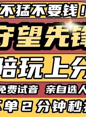 不猛不要钱丨守望先锋2陪玩OW2陪练排位竞技定级陪打教学女陪玩店