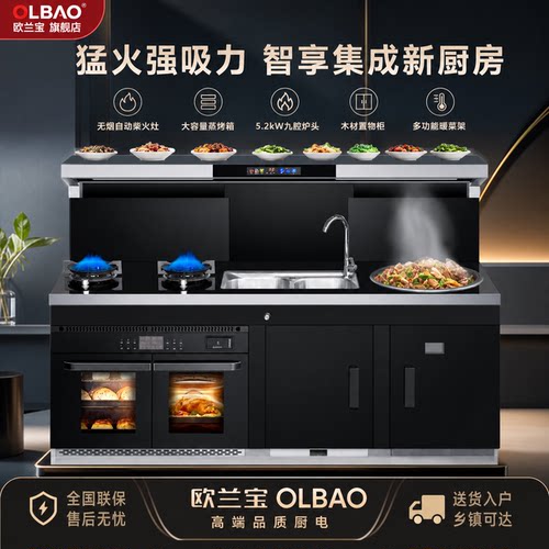 柴火无烟新型两用柴火灶集成灶