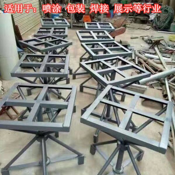 快递打包转盘转轴旋转台盆景圆台工厂流水线打包台360度工作台