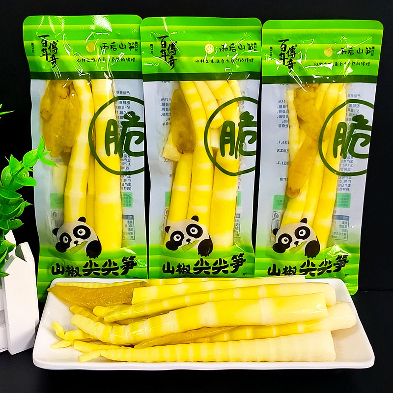百年传奇山椒味笋尖脆笋开袋即食笋条笋尖竹笋小包装休闲零食小吃