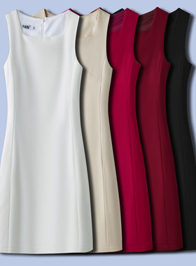 白色西装连衣裙女春夏新款职业装珠宝美容院工作服主持人艺考正装