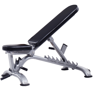 高档豫龙多功能可调节练习椅腹肌板仰卧起坐板卧推凳哑铃凳健身器