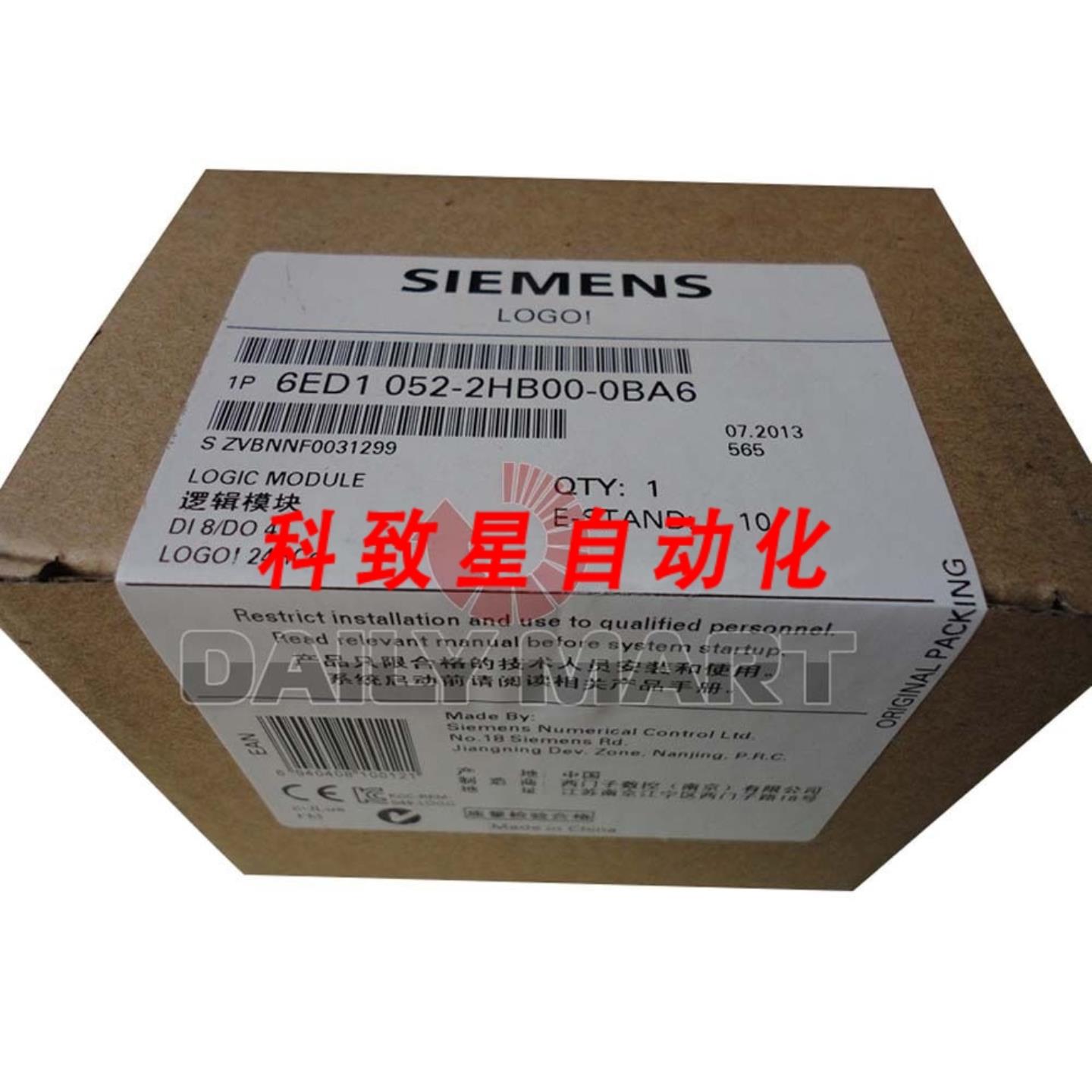 工业配件6ED1 052HB00-0BA6 LOGO 24RCO 8DE4DA 200 PLC 模块