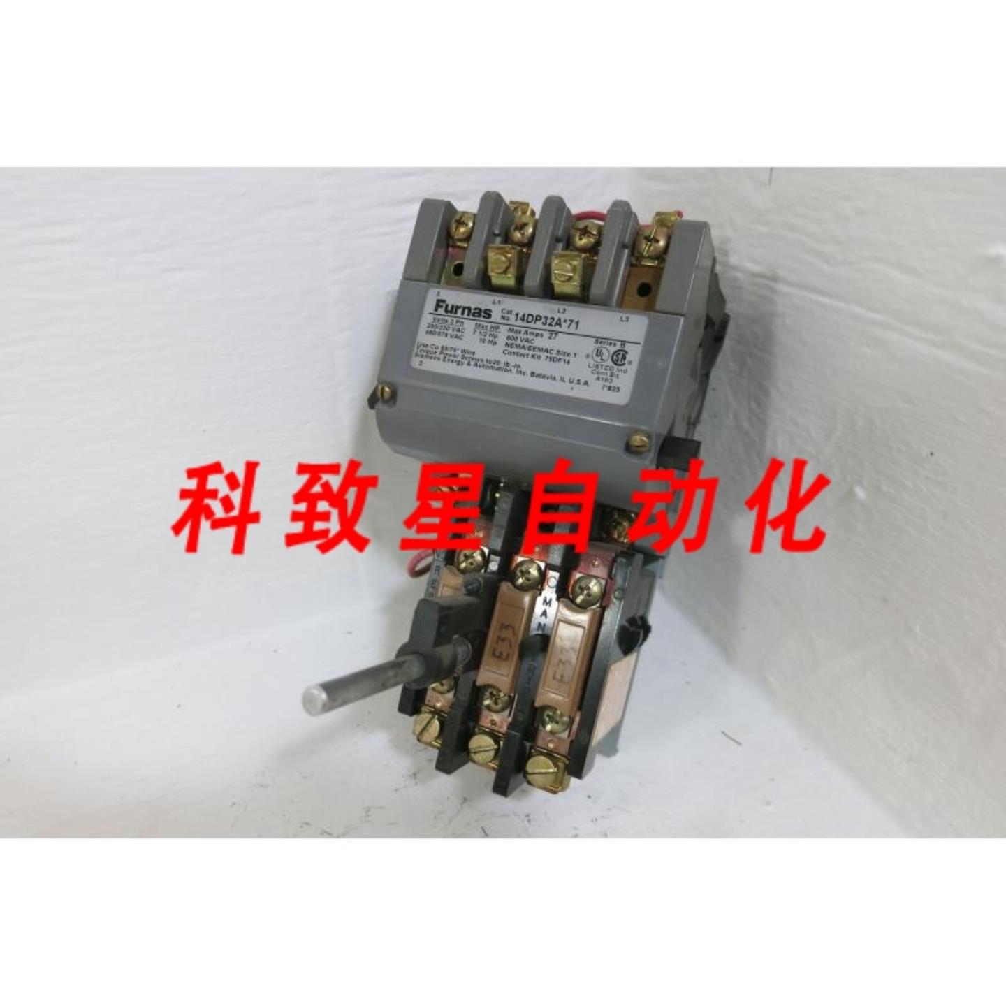 工业配件14DP32AA 71 DIMENSION 1电机启动器120V 48DC37AA3 2