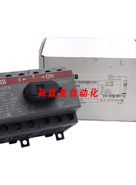 工业配件1SCA104936R1001断路开关 6极40A 600VACDIN导轨