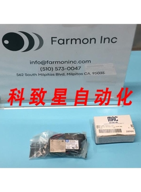 工业配件MAC VALVES 44B-L00-GDCD-1HL VALVE 20000 ACTION &CONT