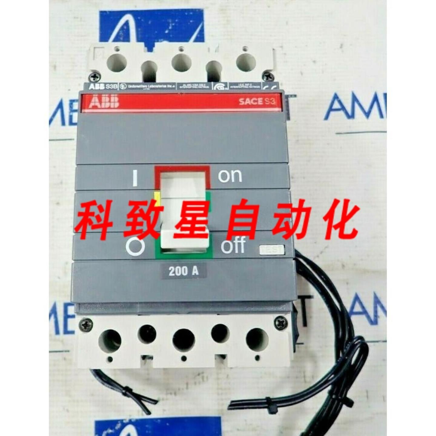 工业配件SACE S3B 3极200安培 1221600003断路器+24V分流器+AUX-