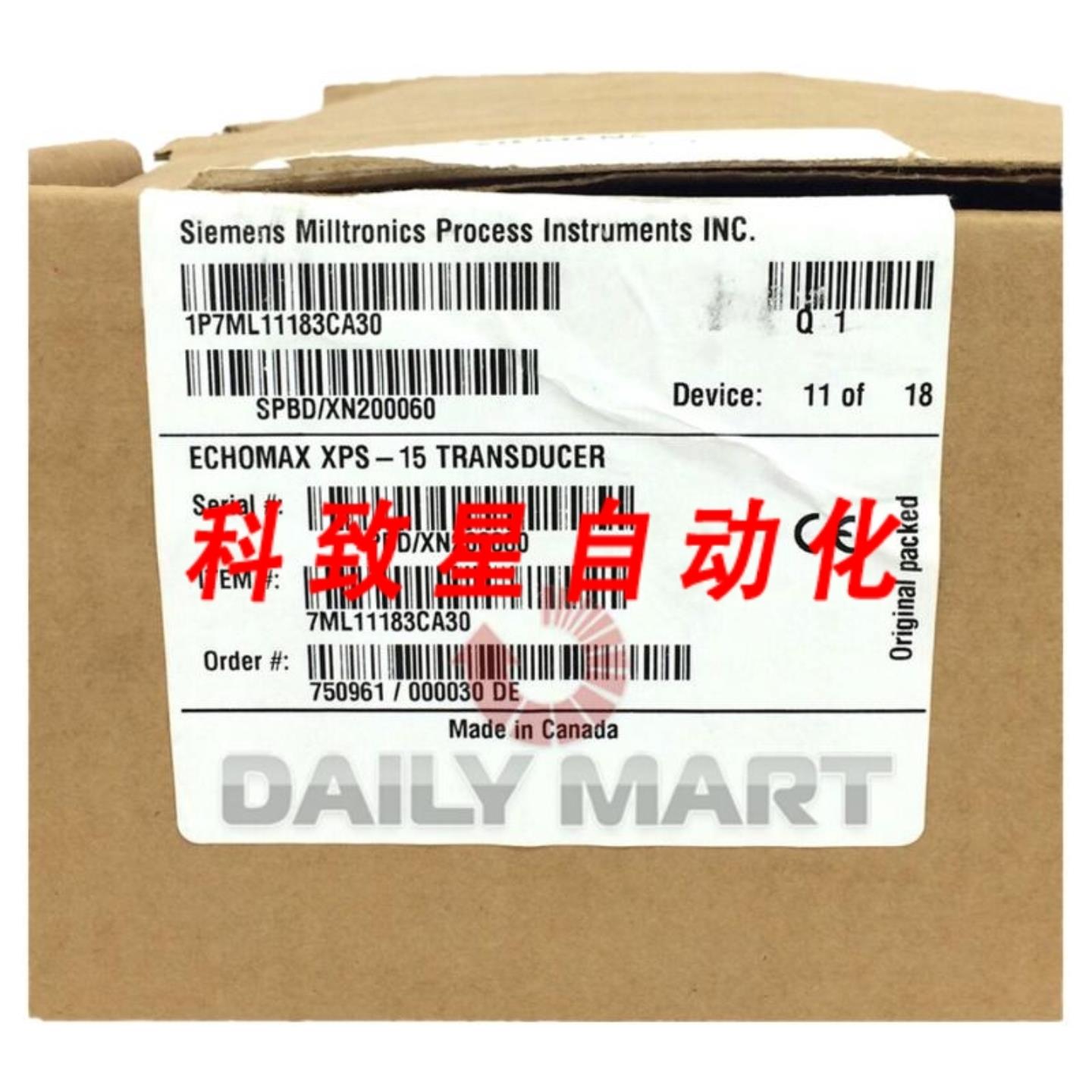 工业配件7ML1118-0BA30 ECHOMAX XPS-15 传感器