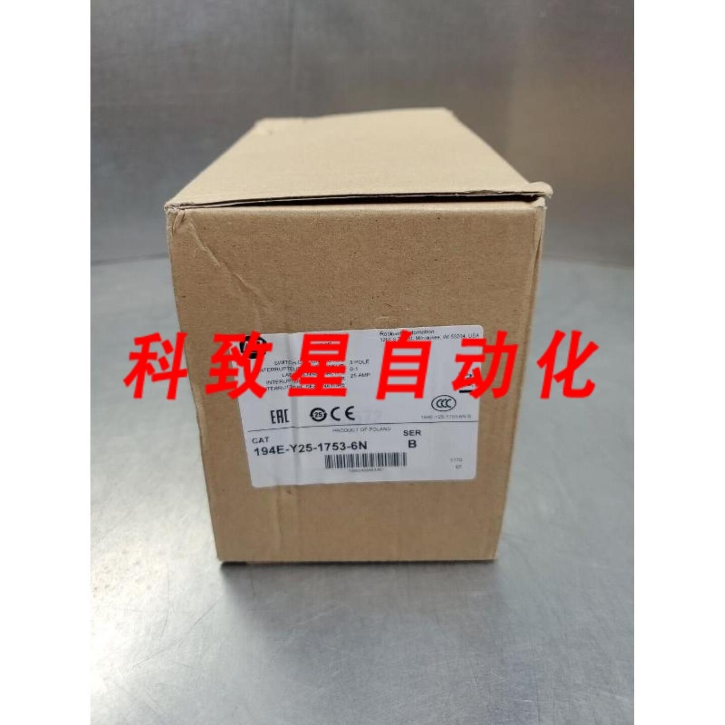 工业配件194E-Y25-1753-6N SER B断路开关 25A 3P 4A-32