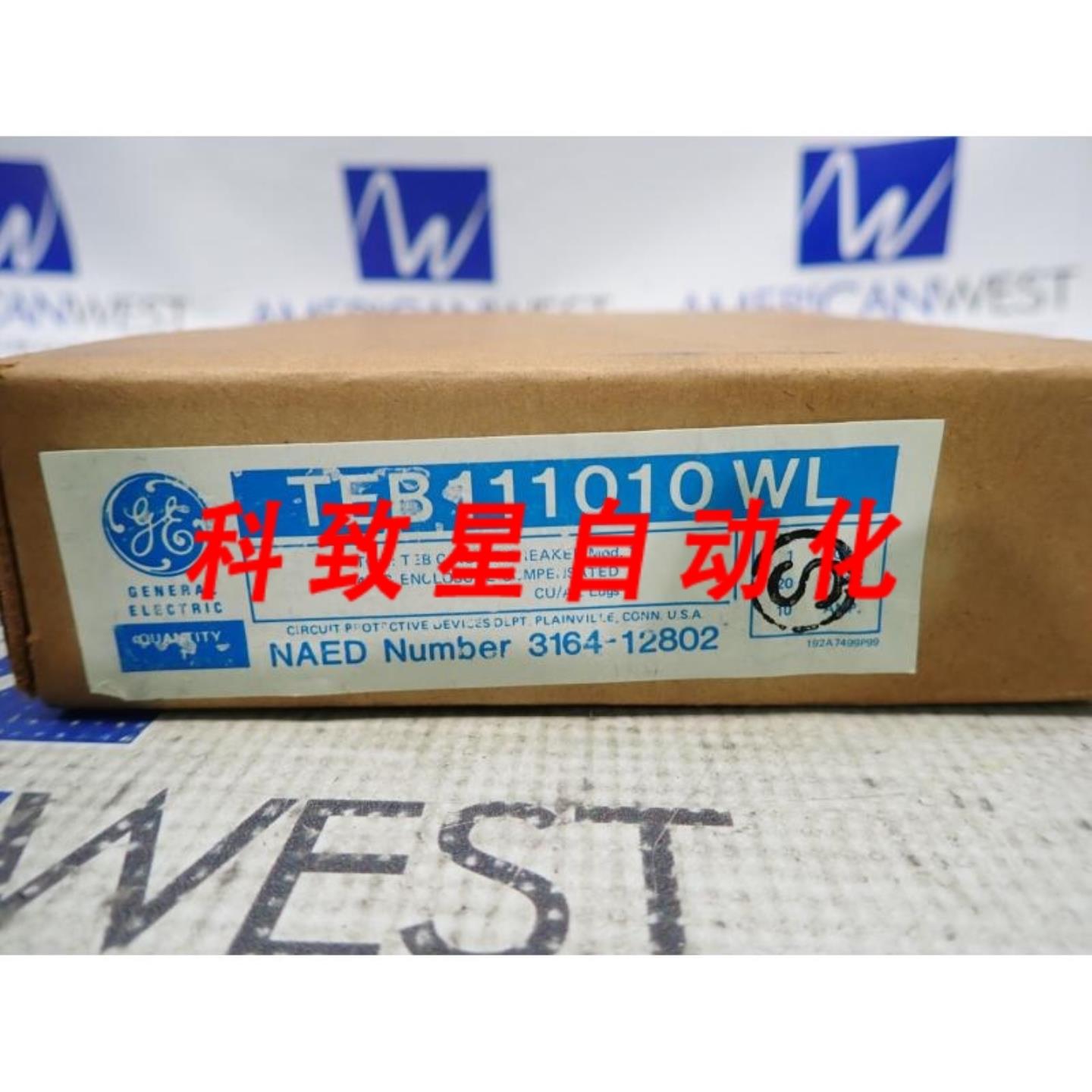 工业配件GE TEB111010WL断路器单极10安培 120伏馈通