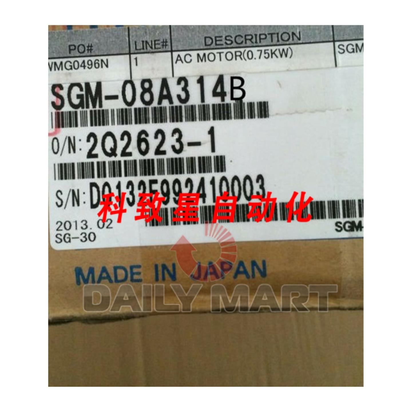 工业配件SGMP-08A314B 伺服电机