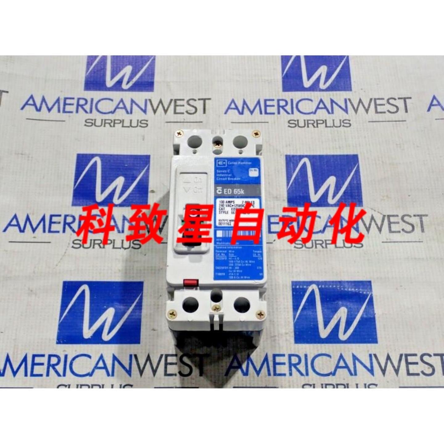 工业配件ED2100 2极100安培 240伏65KA 240V断路器