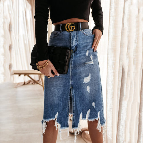 Skirt women jeans dress Summer denim dresses ladies skirts女