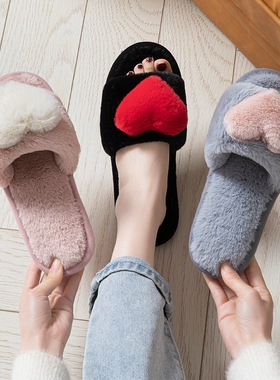 Warm Slippers For Women men Soft Ladies Lady Bedroom House