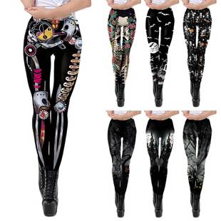 FASHION Leggings Adult Skeleton Adventure Steampunk VIP