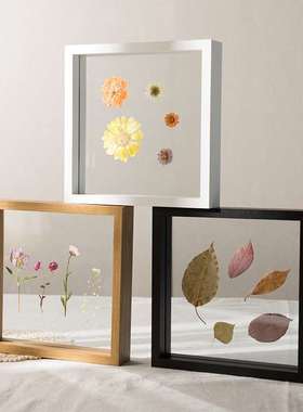 Double-sided glass photo frame table 67810 inch square dry p