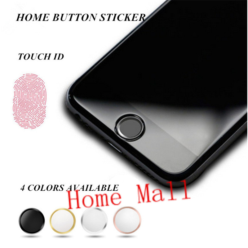 Aluminum Touch ID Home Button Sticker for iPhone 5 6 7 plus