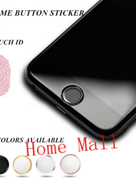 Aluminum Touch ID Home Button Sticker for iPhone 5 6 7 plus