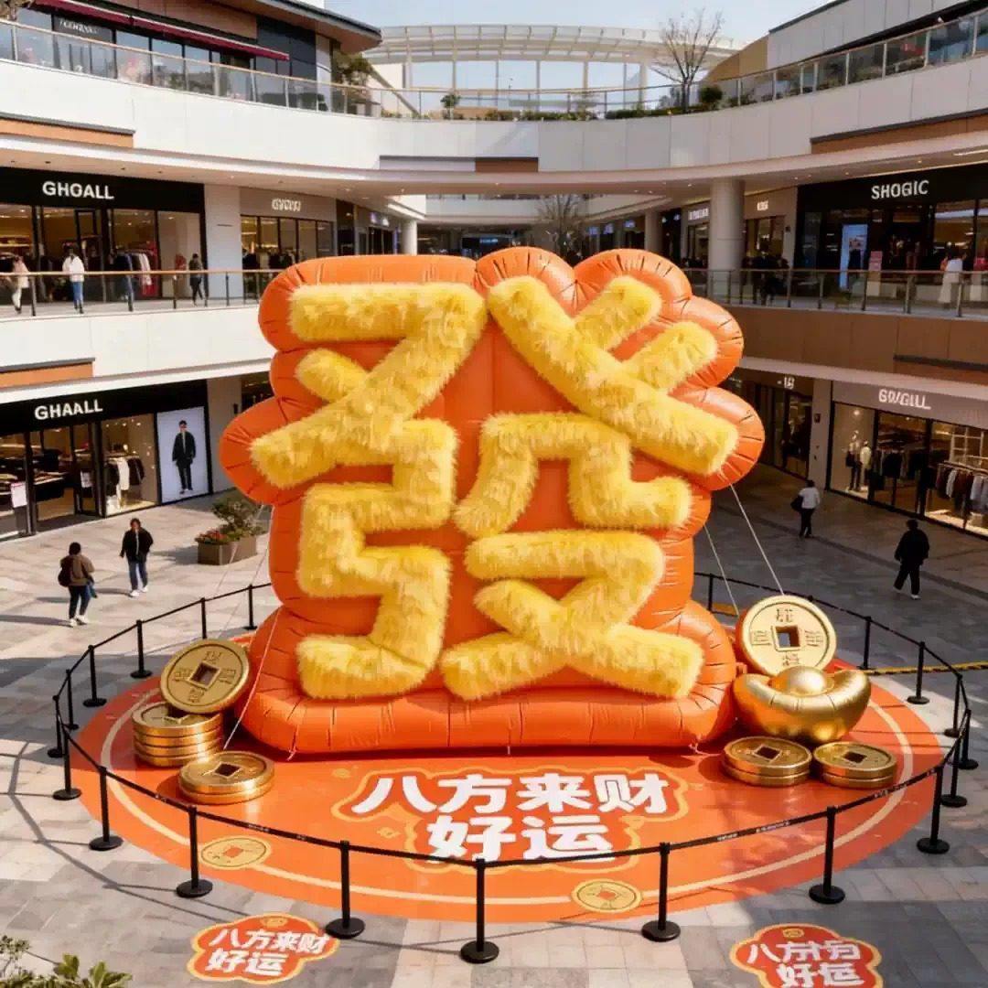 2026马年春节新年充气发财气模招财进宝商场美陈拍照打卡道具装饰,节庆用品/礼品,充气气模,淘宝优惠券,粉丝福利购,淘宝优惠卷