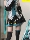 Хацунэ Мику парик cos костюм MIKU formula костюм японской девушки аниме серебро лакированная кожа JK женский косплей mini 0
