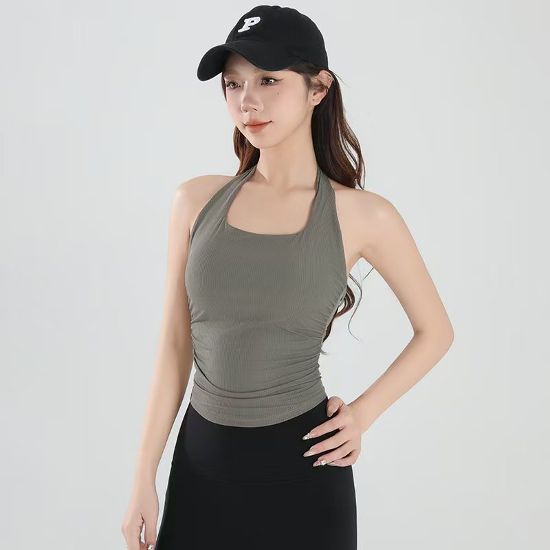 运动内衣一体式文胸瑜伽服背心