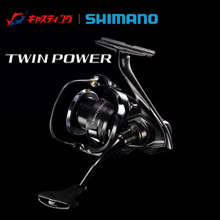 SHIMANO禧玛诺 24TWINPOWER 金属纺车轮船钓渔轮 波趴铁板轮深海