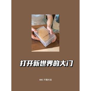 超模同款 干刷猪鬃毛按摩身体刷腿皮肤沐浴洗澡搓澡刷子瘦美体脂肪