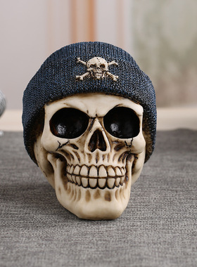 创意个性家居饰品骷髅头骨饰品摆件雕塑教学模型装饰小摆件饰品
