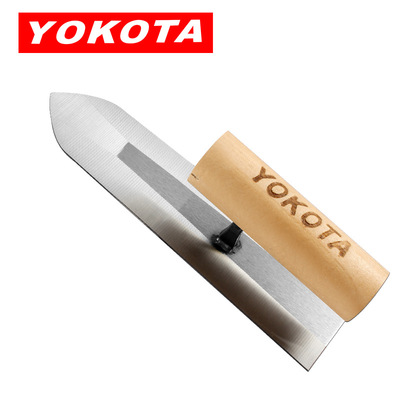 横田抹灰刀日式钢压刀砌砖砌墙面尖头抹刀抹水泥工具平抹子trowel