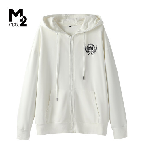 M2奥莱店春秋宽松显瘦连帽卫衣