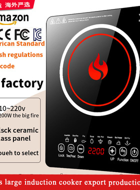 220v110v 电磁炉触摸电磁炉家用跨境induction cooker