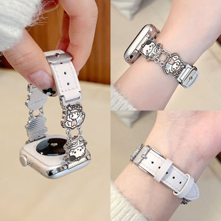 秋冬 手带1手环腕带女款 适用华为watch fit4手表带真皮watchfit3系列专用高级感4pro智能运动手表链2女士新款