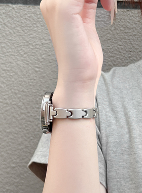 适用华为watch gt5/6手表带新款金属watchgt4女表高级感5pro智能运动表链watch5夏天女士腕表带3专用女款系列