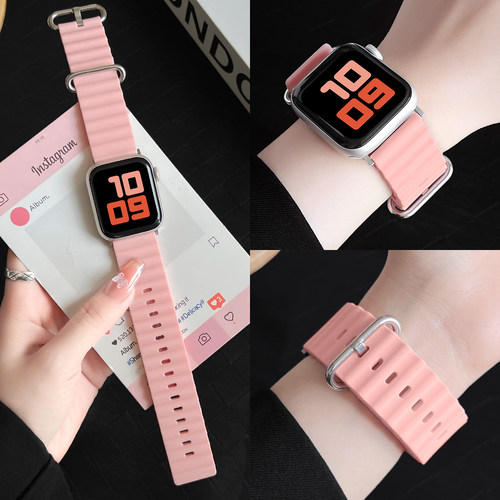 学长家创意硅胶海洋表带舒适防水