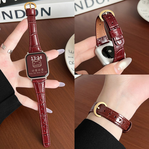 学长家新款竹节纹小蛮腰表带女夏