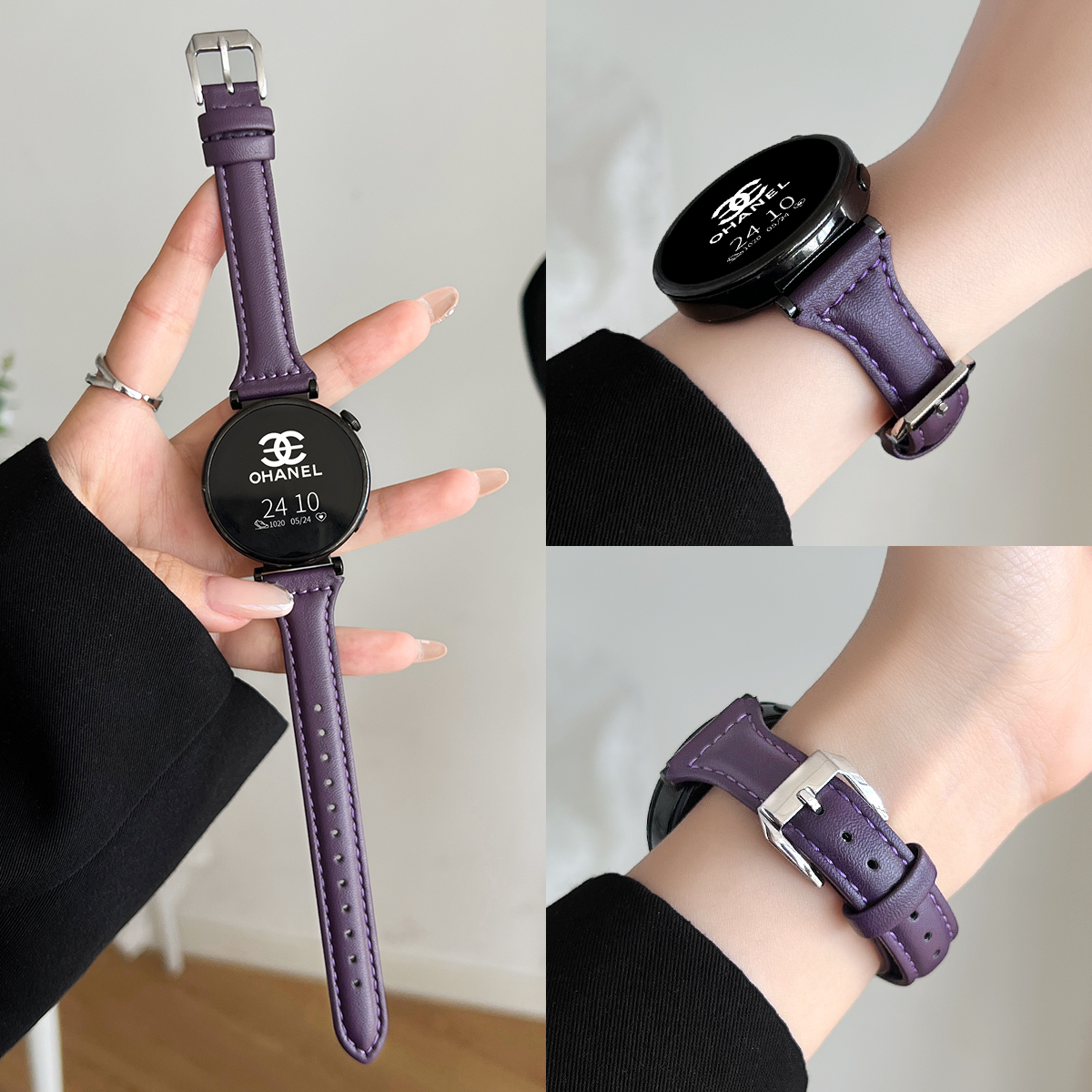 学长家创意皮质小蛮腰表带女生