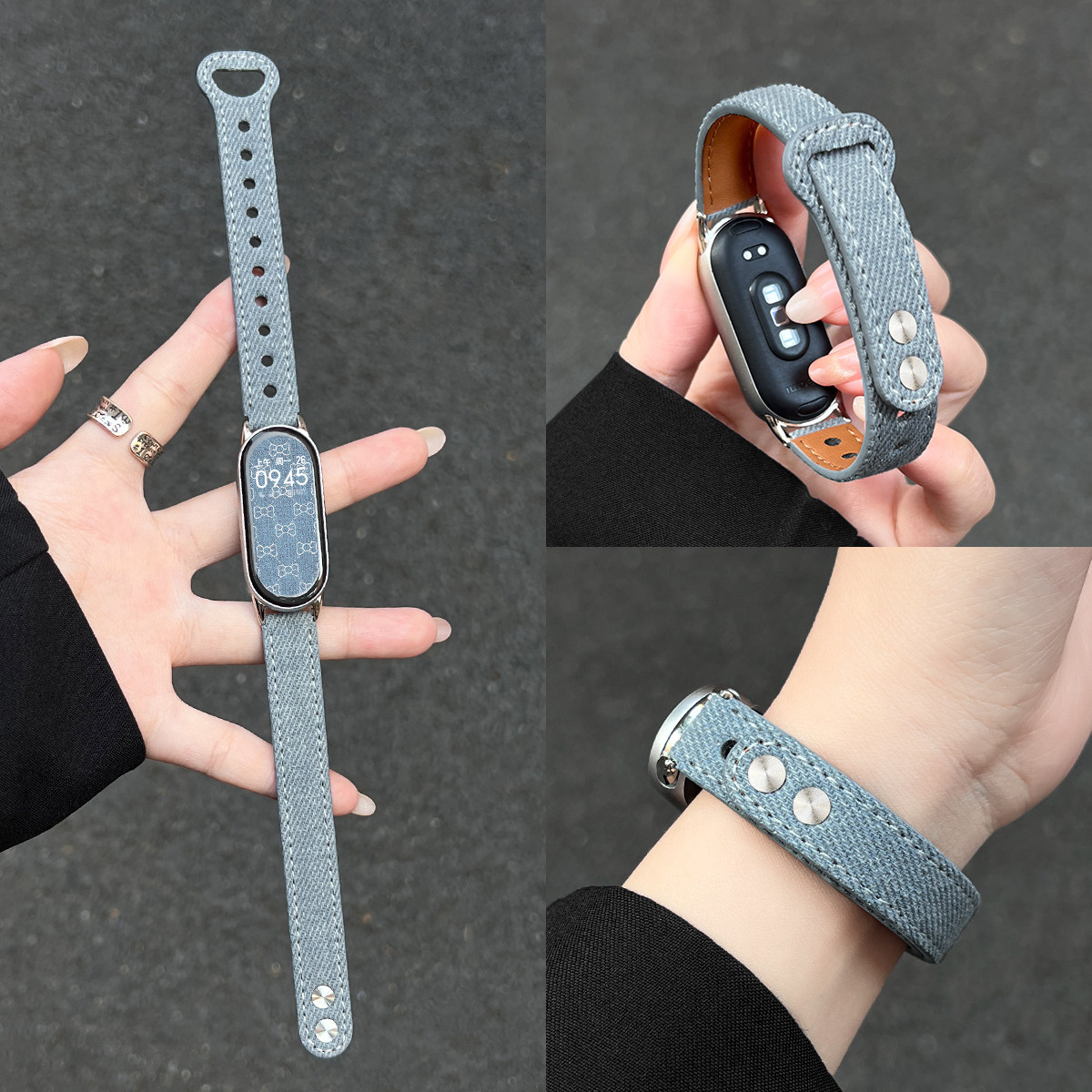 适用小米手环10手表带高级感小众9韩系列8nfc版腕带新款牛仔智能运动表链十代陶瓷版专用女生手链九女款手带,智能设备,智能手表手环表带/腕带,淘宝优惠券,粉丝福利购,淘宝优惠卷