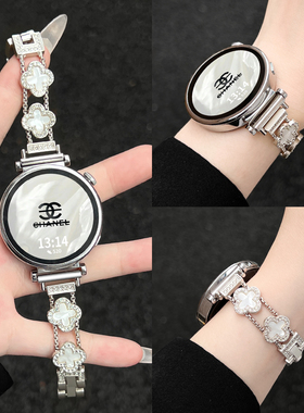 适用小米watchs4手表带金属新款s3智能手表链xiaomi watch 5创意女生高级感s1pro夏天女款2手环腕带41mm新款