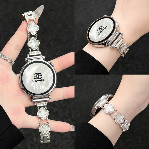 学长家创意金属四叶草表带女款