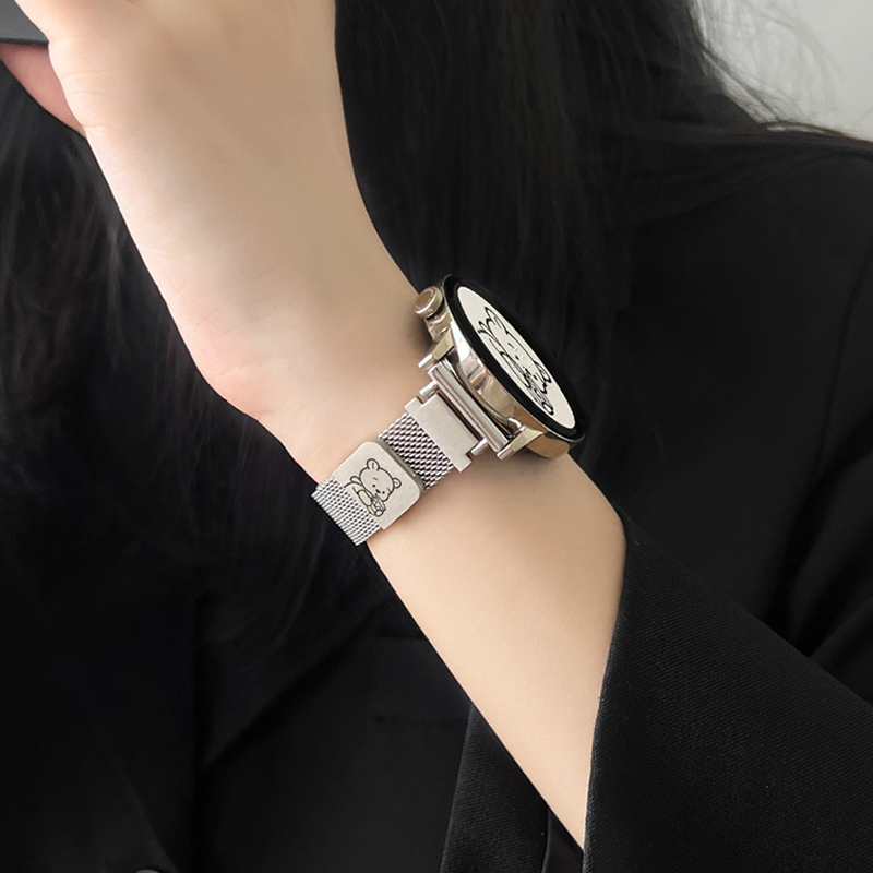 适用华为手表金属磁吸表带