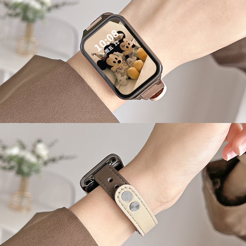 适用红米watch4新款双钉扣表带