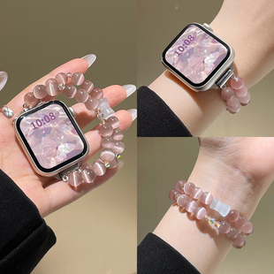 适用华为watchfit4手表带系列手链新款4pro智能运动手环watch fit3手表链手带2女款腕表专用1夏季小香风手链