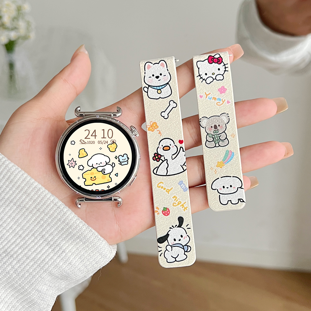 学长家新款创意硅胶软磁吸表带女