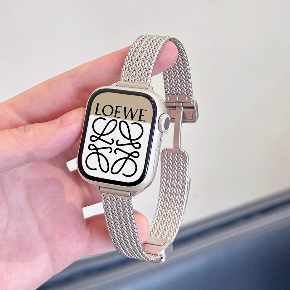 学长家麦穗款金属磁吸扣表带高级