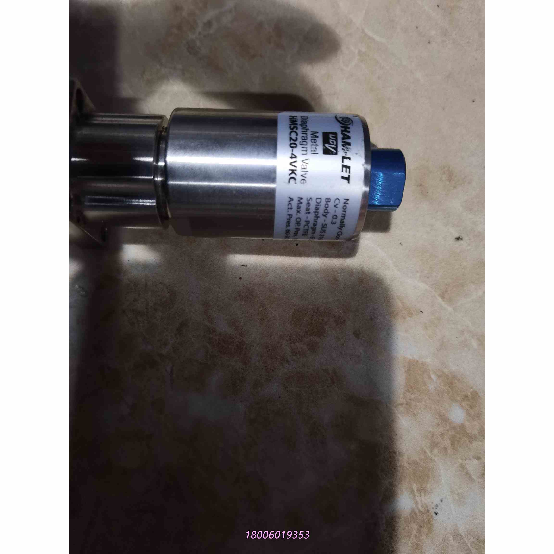【Hamlet金属隔膜阀】【型号HMSC20-4VKC】议价