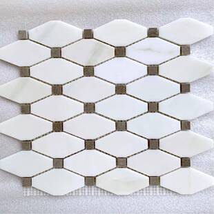 大理石手工八角砖复古法式天然石材黑白花砖浴室厨房背景墙地砖