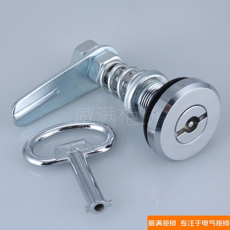 威满柜锁 MS518圆柱锁 电气柜信箱铁皮柜锁 开关柜门锁 现货
